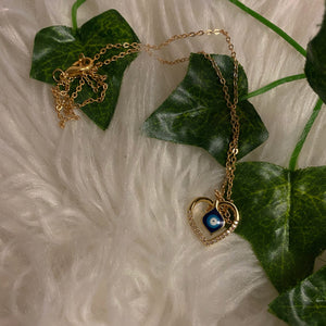 Heart Evil Eye Necklace