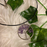 Amethyst Wired Tree Necklace