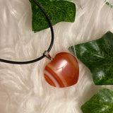 Heart Carnelian Necklace