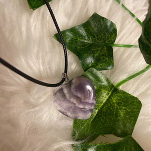 Heart Amethyst Necklace