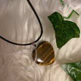 Heart Tiger Eye Necklace