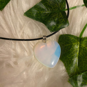 Heart Opal Necklace