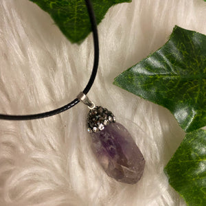 Raw Amethyst Necklace