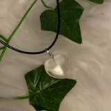 Heart Clear Quartz Necklace